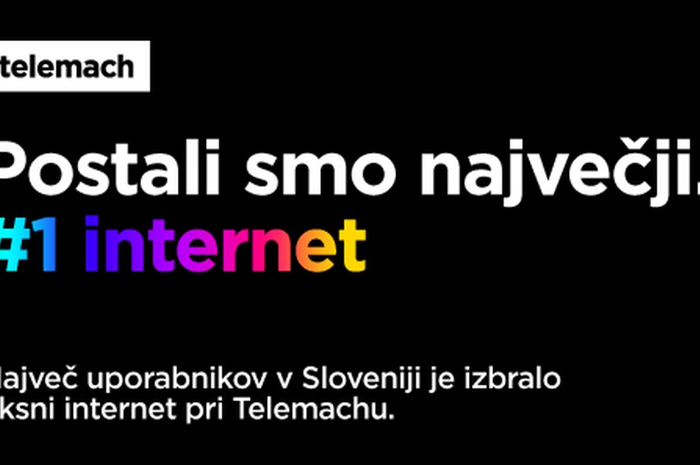 Telemach postal vodilni ponudnik fiksnega interneta (foto: Telemach)