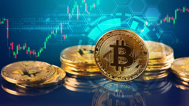 Bitcoin že čez 54.000 dolarjev, njegova tržna kapitalizacija dosegla 1000 milijard dolarjev (foto: Shutterstock)