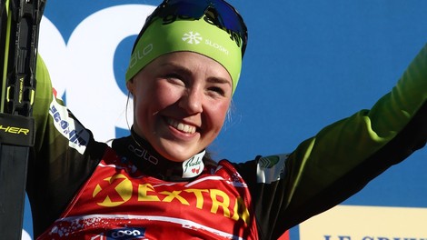 Anamarija Lampič druga Slovenka v zgodovini smučarskih tekov z malim kristalnim globusom