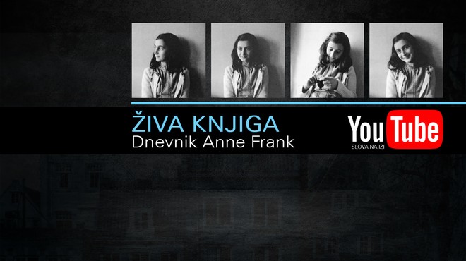 Dnevnik Anne Frank OŽIVEL na YouTubu z glasovi 73 Slovencev in Slovenk (foto: Iniciativa ŽIVA KNJIGA)
