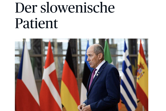 Avstrijski Die Presse kritičen članek o Janši naslovil "Slovenski pacient"