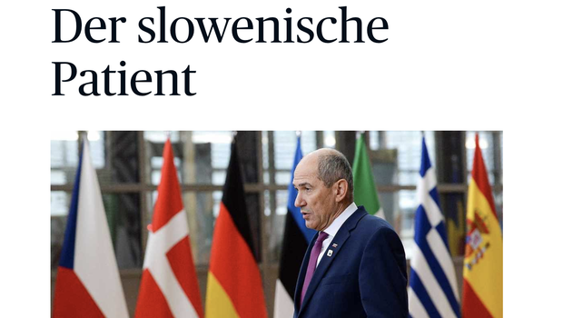 
                            Avstrijski Die Presse kritičen članek o Janši naslovil "Slovenski pacient" (foto: Die Presse)
