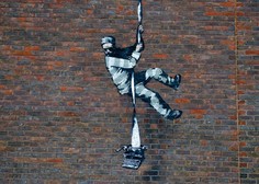 Banksy z objavo na Instagramu potrdil avtorstvo slike pobeglega zapornika