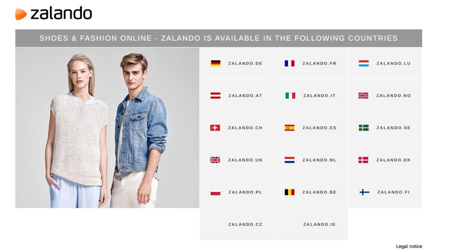 V Slovenijo prihaja evropska spletna platforma za modo in življenjski slog Zalando (foto: https://zalando.com/)