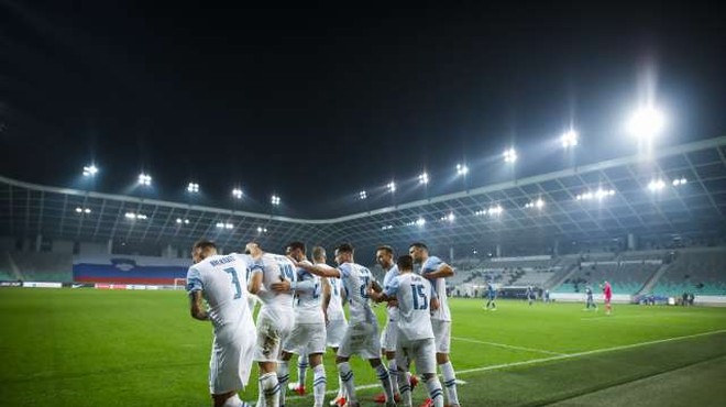 Sijajni uvod slovenskih nogometašev v kvalifikacijah za SP 2022 (foto: Anže Malovrh/STA)