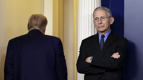 "Ko je Trump kot predsednik podprl proteste proti covid ukrepom, mi je vzelo sapo," pravi Fauci