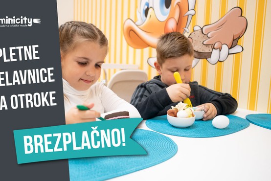 Minicity Ljubljana ponovno omogočil brezplačne spletne delavnice za vse otroke
