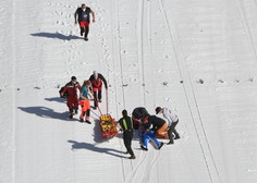 Norveški skakalec Daniel Andre Tande po hudem padcu v Planici spet doma