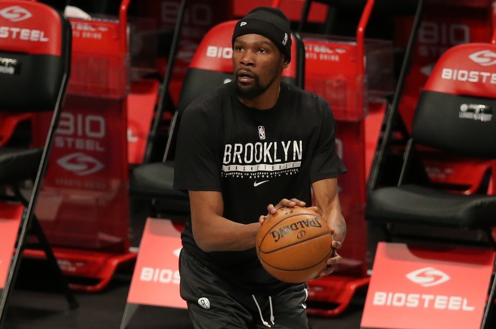 Kevin Durant bo za žaljive zapise na družbenem omrežju odštel 50.000 dolarjev globe (foto: profimedia)