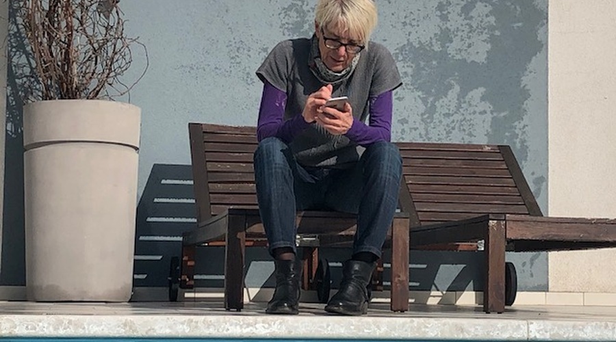 Bojana Leskovar 'žmohtno življenje zajema s polno žlico' in se tudi zato ne boji smrti! (foto: Osebni arhiv)