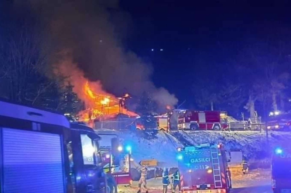 Dom na Osankarici zagorel najverjetneje zaradi dotrajanega dimnika (foto: bistričan.si)