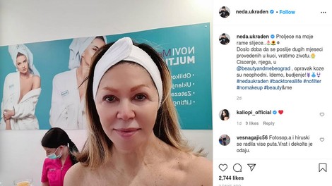 Neda Ukraden je pri svojih 70 letih (in brez vsake šminke) videti 'kot punčka'