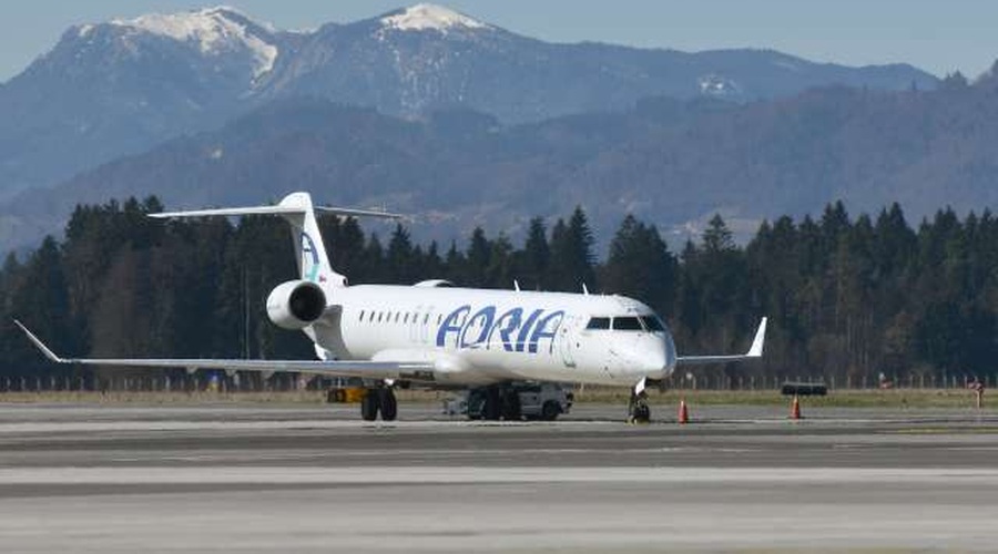 Blagovna znamka Adria Airways v roke državljanu Združenih arabskih emiratov (foto: Tamino Petelinšek/STA)