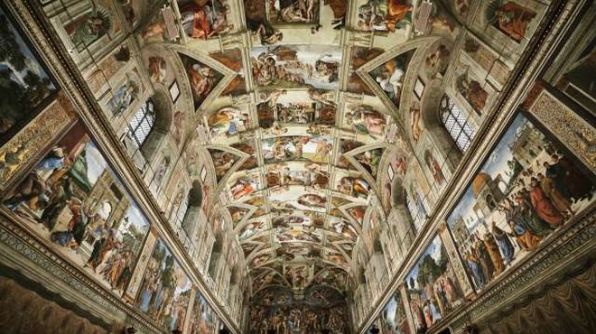 Michelangelov navdih med razkritimi vatikanskimi skrivnostmi (foto: Daniel Novakovič/STA)