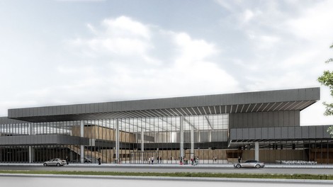 Nov potniški terminal na brniškem letališču bo kmalu nared za prve potnike