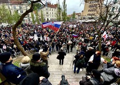 V Ljubljani ob 18. uri napovedan največji protivladni shod doslej