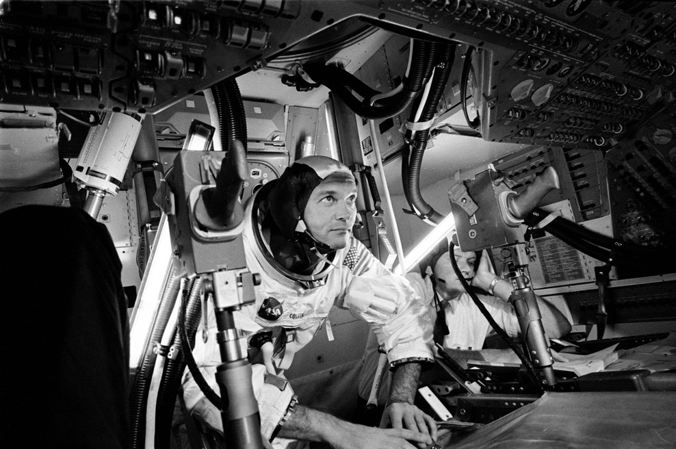 Umrl ameriški astronavt Michael Collins, ki je skupaj z Aldrinom in Armstrongom 1969 prvi pristal na Luni (foto: Profimedia)