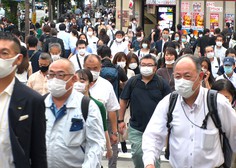 Na Japonskem bodo zaradi povečanega števila okužb izredne razmere podaljšali do konca maja