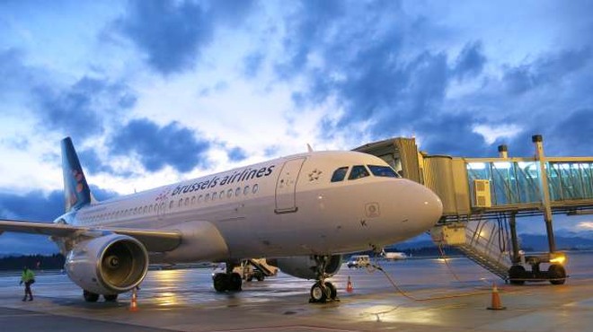 Brussels Airlines nekoliko zamaknil začetek letov med Ljubljano in Brusljem (foto: Tinkara Zupan/STA)