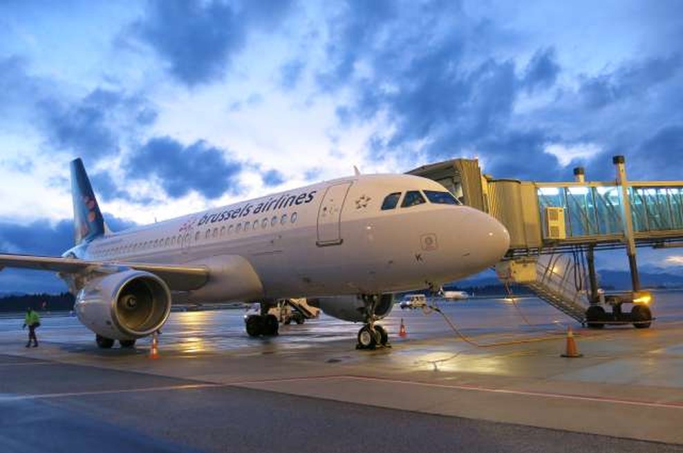 Brussels Airlines nekoliko zamaknil začetek letov med Ljubljano in Brusljem (foto: Tinkara Zupan/STA)