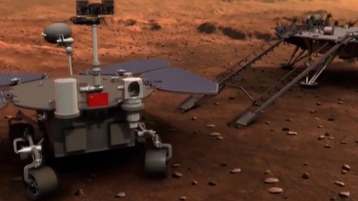 Kitajski rover je že začel svojo raziskovalno pot po Marsu