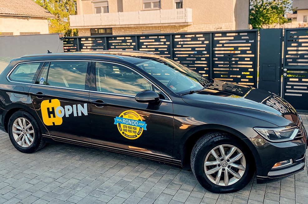V Ljubljani lahko taksi ponovno naročite prek aplikacije HOPIN Taxi (foto: HOPIN Taxi)