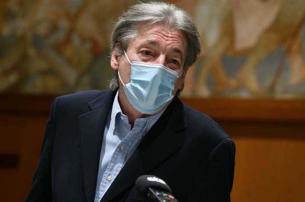 Razstava v Bruslju potrjena pod pogoji, kot jih je določil in zahteval minister Vasko Simoniti (foto: Tamino Petelinšek/STA)