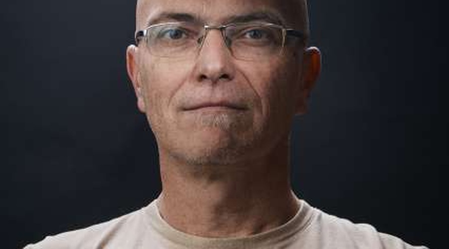 Damijan Šinigoj: Mladi so iskreni, direktno ti povedo, ali je knjiga dobra ali slaba (foto: Tomaž Grdin)