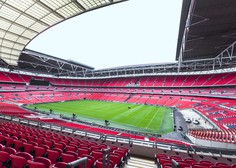 Stadion Wembley bo za finale eura gostil največjo britansko množico ljudi po več kot 15 mesecih