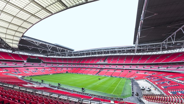 
                            Stadion Wembley bo za finale eura gostil največjo britansko množico ljudi po več kot 15 mesecih (foto: Shutterstock)