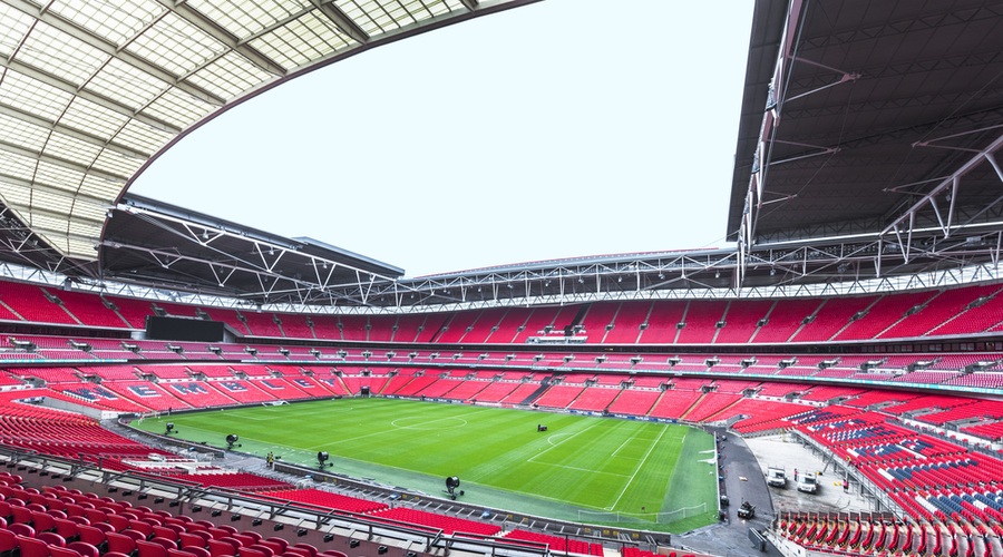 Stadion Wembley bo za finale eura gostil največjo britansko množico ljudi po več kot 15 mesecih (foto: Shutterstock)
