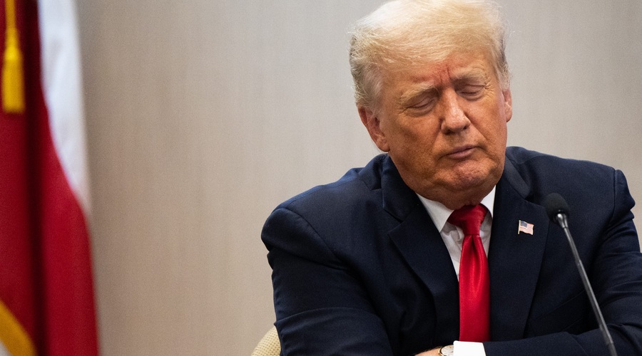Trump obiskal teksaško mejo z Mehiko in kritiziral Bidna (foto: profimedia)