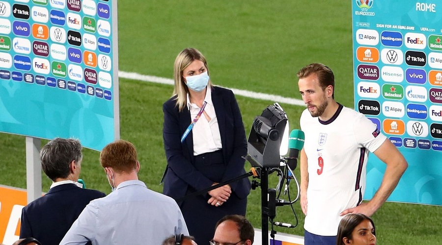 Med najboljše štiri kot zadnja še Anglija, ki je s 4:0 izločila Ukrajino (foto: profimedia)