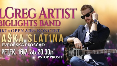 Koncert SoulGrega Artista & BigLights banda v Rogaški Slatini