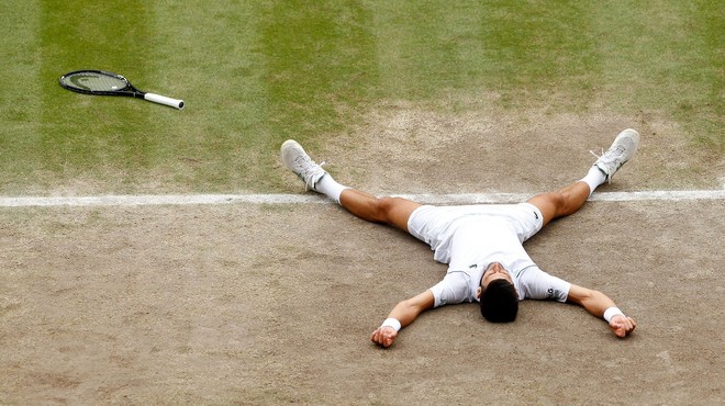 Đokoviću šesti Wimbledon in 20. grand slam v karieri (foto: profimedia)