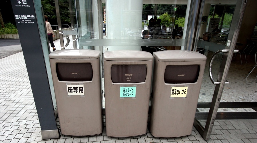 Ločevanje odpadkov je na Japonskem svojevrstna umetnost (foto: Profimedia)