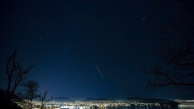 Norveško nebo je ponoči razsvetlil meteorit, ki je padel nedaleč od Osla (foto: profimedia)