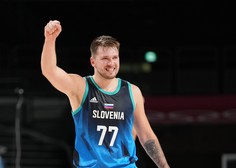Slovenski košarkarji v zgodovinski prvi tekmi na OI visoko premagali svetovne podprvake