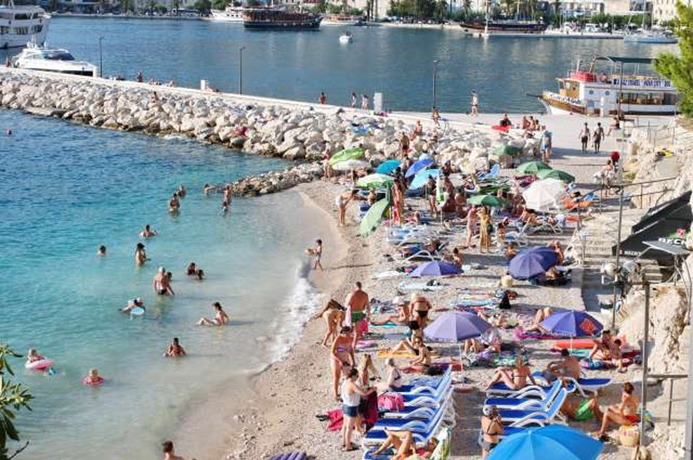 Hrvaška obala na epidemiološkem zemljevidu Evrope ostaja oranžna (foto: HINA/sta)