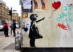 Poglejte, s čim je tokrat presenetil angleški skrivnostni ustvarjalec grafitov Banksy