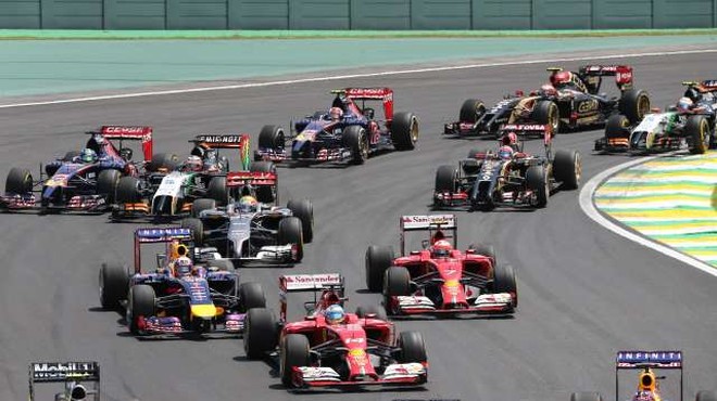 Dirka F1 v Sao Paulu brez koronskih omejitev (foto: Xinhua/STA)