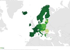 V EU polno cepljenih 70 odstotkov odraslih