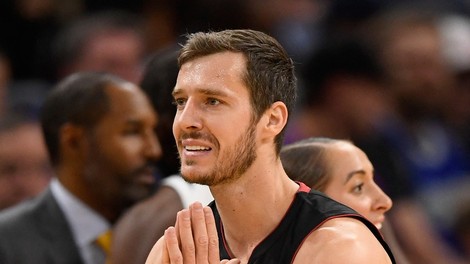 To je Goran Dragić novinarki odgovoril na vprašanje o ženi Maji