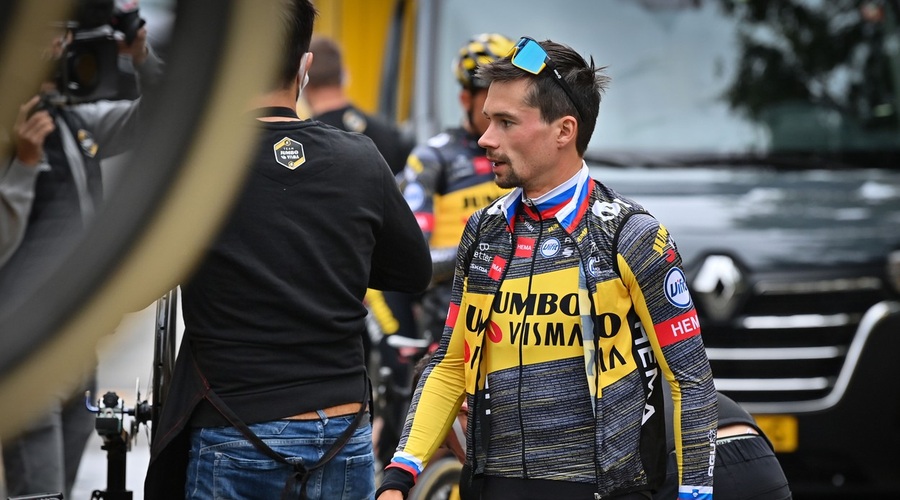 Primož Roglič po 19. etapi še dan bližje tretji zaporedni zmagi na španski pentlji (foto: profimedia)