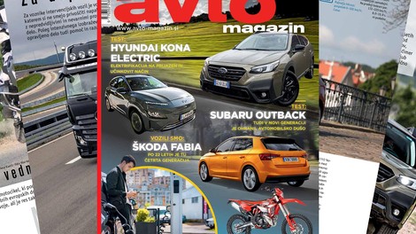 Izšel je novi Avto magazin s testi za Subaru Outback, Hyundai Kona EV ...