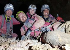 Slovenski jamarji presegli globino 1000 metrov