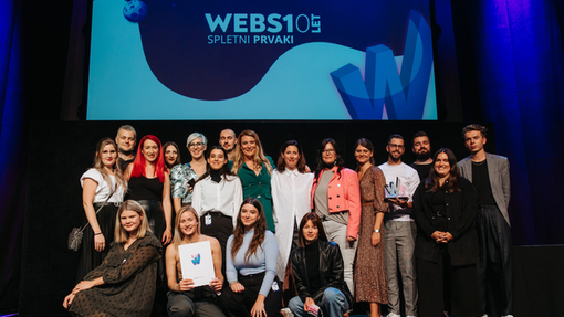 Razglašene so jubilejne, 10. nagrade WEBSI za digitalne presežke v preteklem letu
