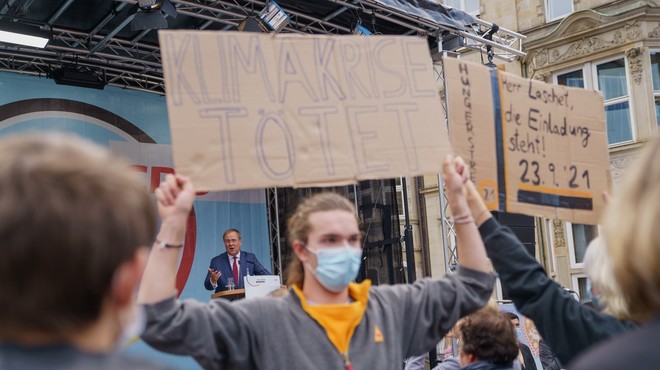 Šesterica mladih v Berlinu želi z gladovo stavko oblast spodbuditi k odločnemu podnebnemu ukrepanju (foto: profimedia)