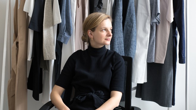Ustanoviteljica in oblikovalka blagovne znamke Tina Logar Bauchmüller. (foto: Nika Koležnik)