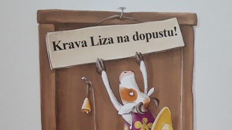 Krava Liza na dopustu (zabavna in poučna slikanica Mojiceje Bonte)